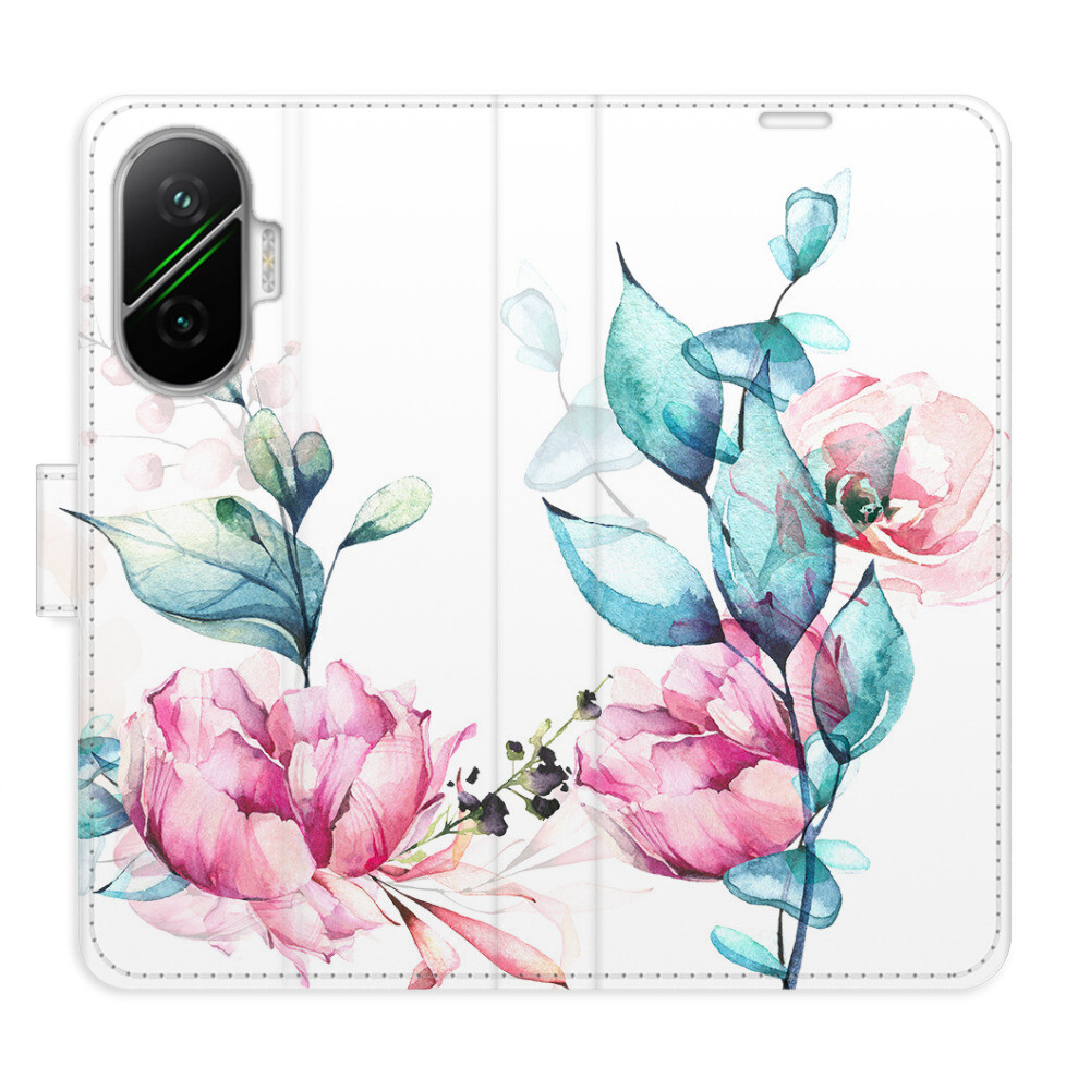 Flipové puzdro iSaprio - Beautiful Flower - Poco F7
