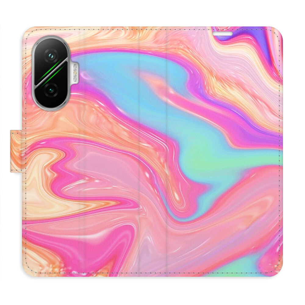 Flipové puzdro iSaprio - Abstract Paint 07 - Poco F7