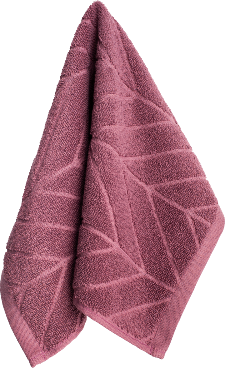 Bavlněný ručník Chevron 70x140 cm vínový