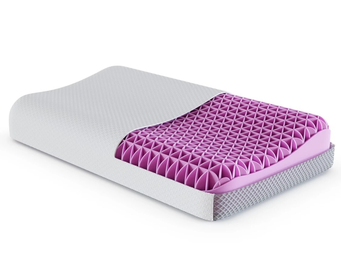 Ergonomický polštář Aero 57x33 cm bílý