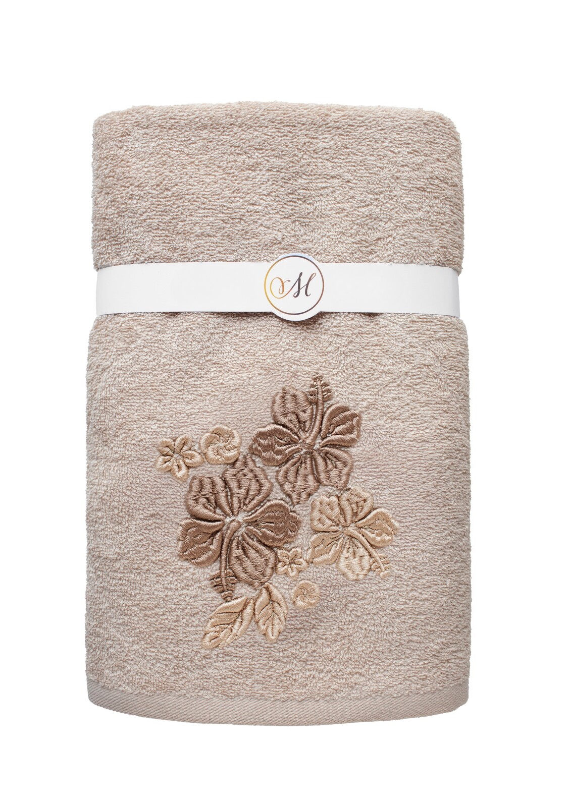 Sada 3 ks bavlněných ručníků Maribella 004 cappuccino/ibišek