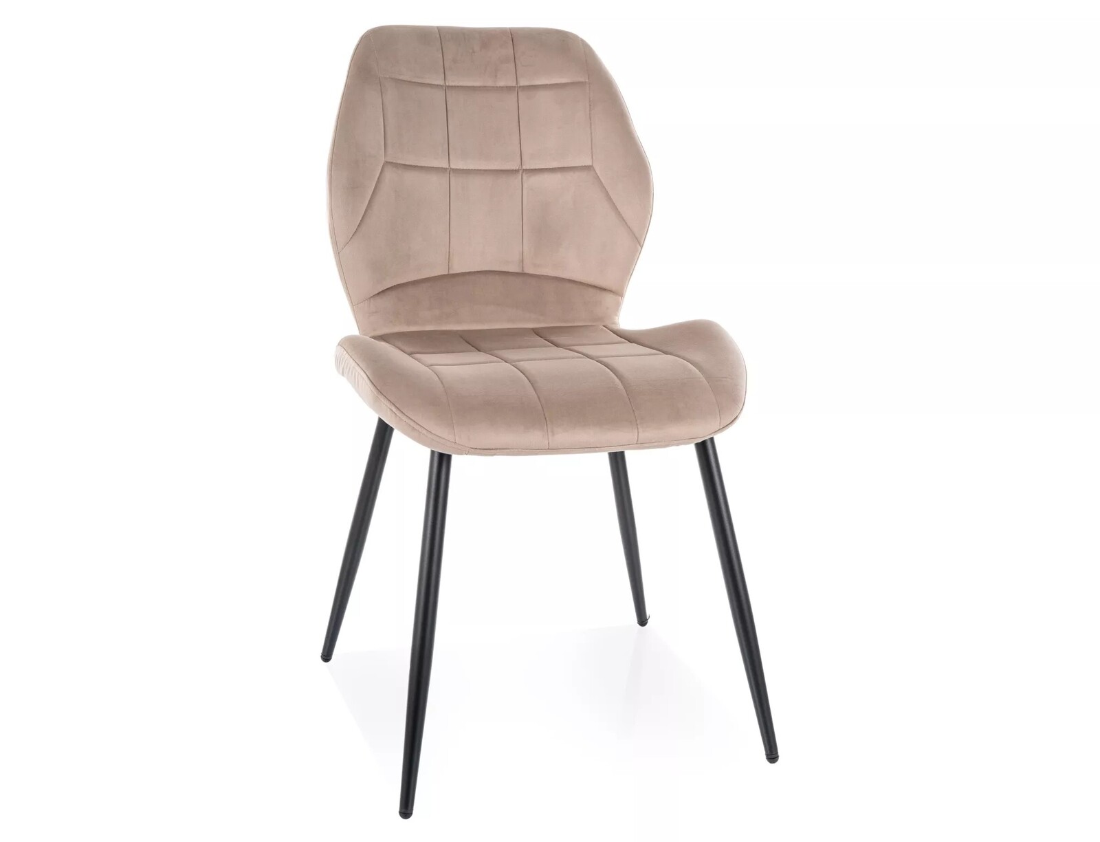 Sametová jídelní židle Jake tmavě béžová