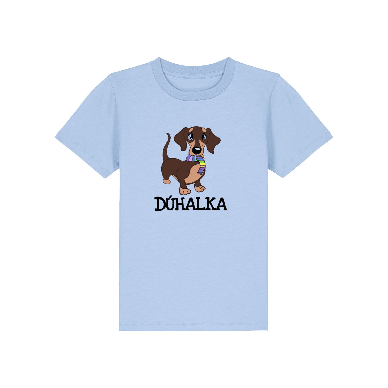 Dúhalka tričko Pes Baby modrá 3 – 4 roky