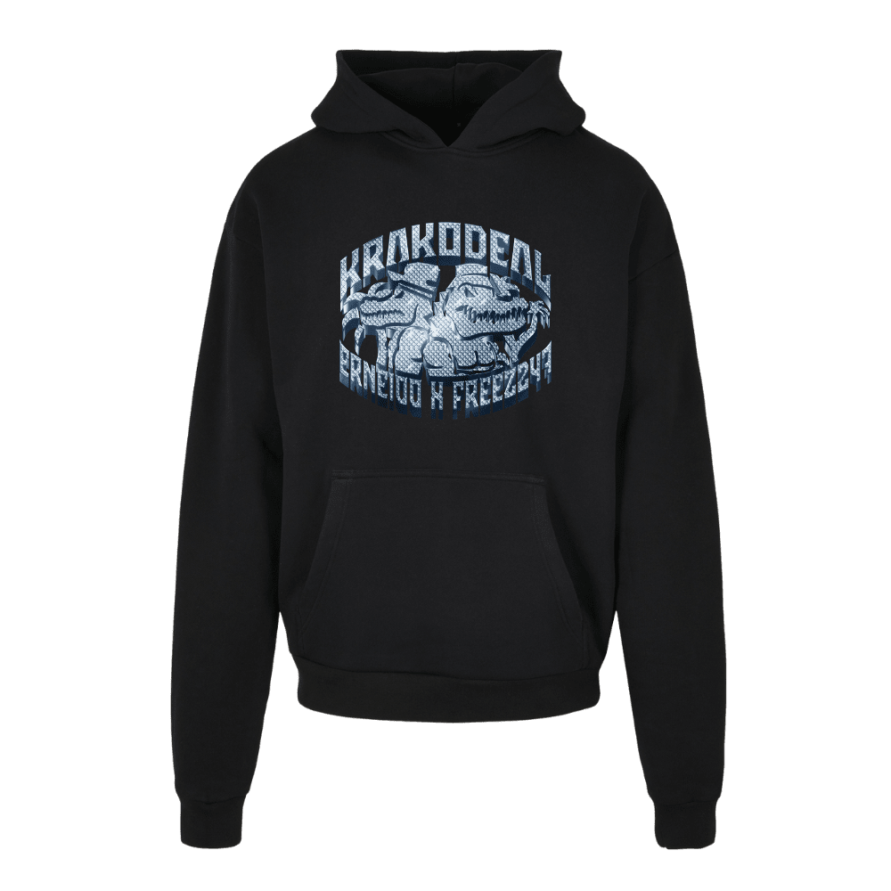 Erne100 x Freez247 mikina Krakodeal premium Čierna S