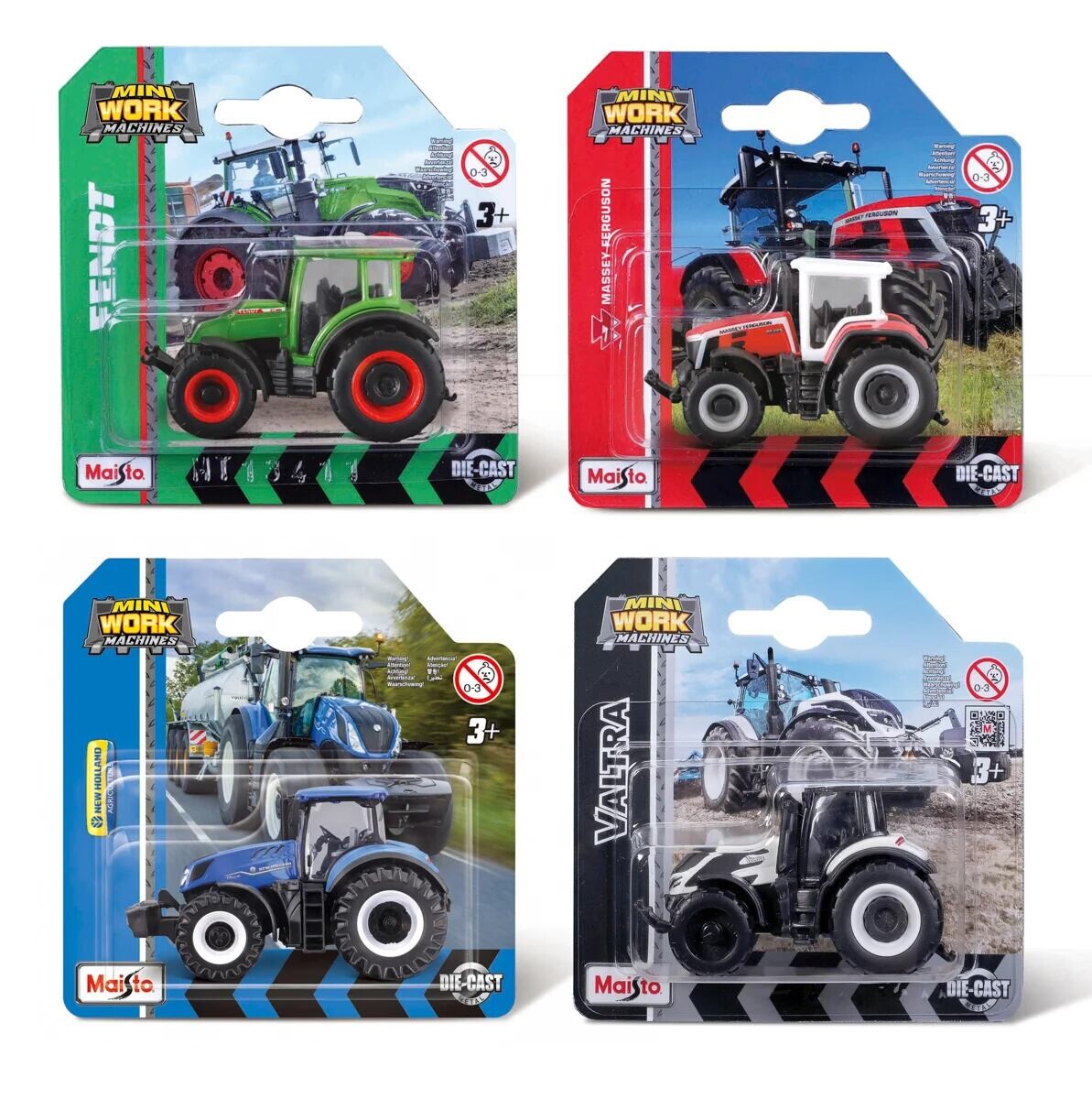 Maisto Traktor mini pracovný stroj, viac druhov