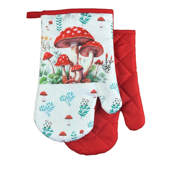 MAKRO - Chňapka s magnetom Muchotrávky 2ks