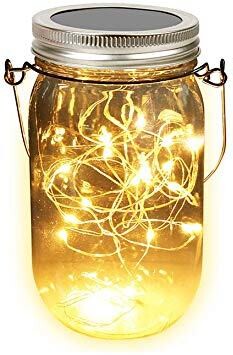 Bezdoteku LEDSolar solárne závesná vianočné poháre s reťazou teplá biela 1 ks, IPRO, 1W, teplá biela