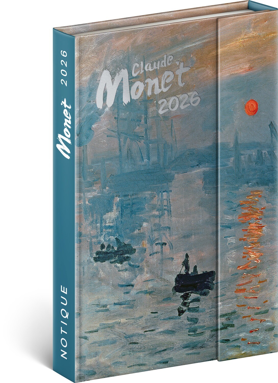 Notique Týždenný magnetický diár Claude Monet 2026 - 11 x 16 cm