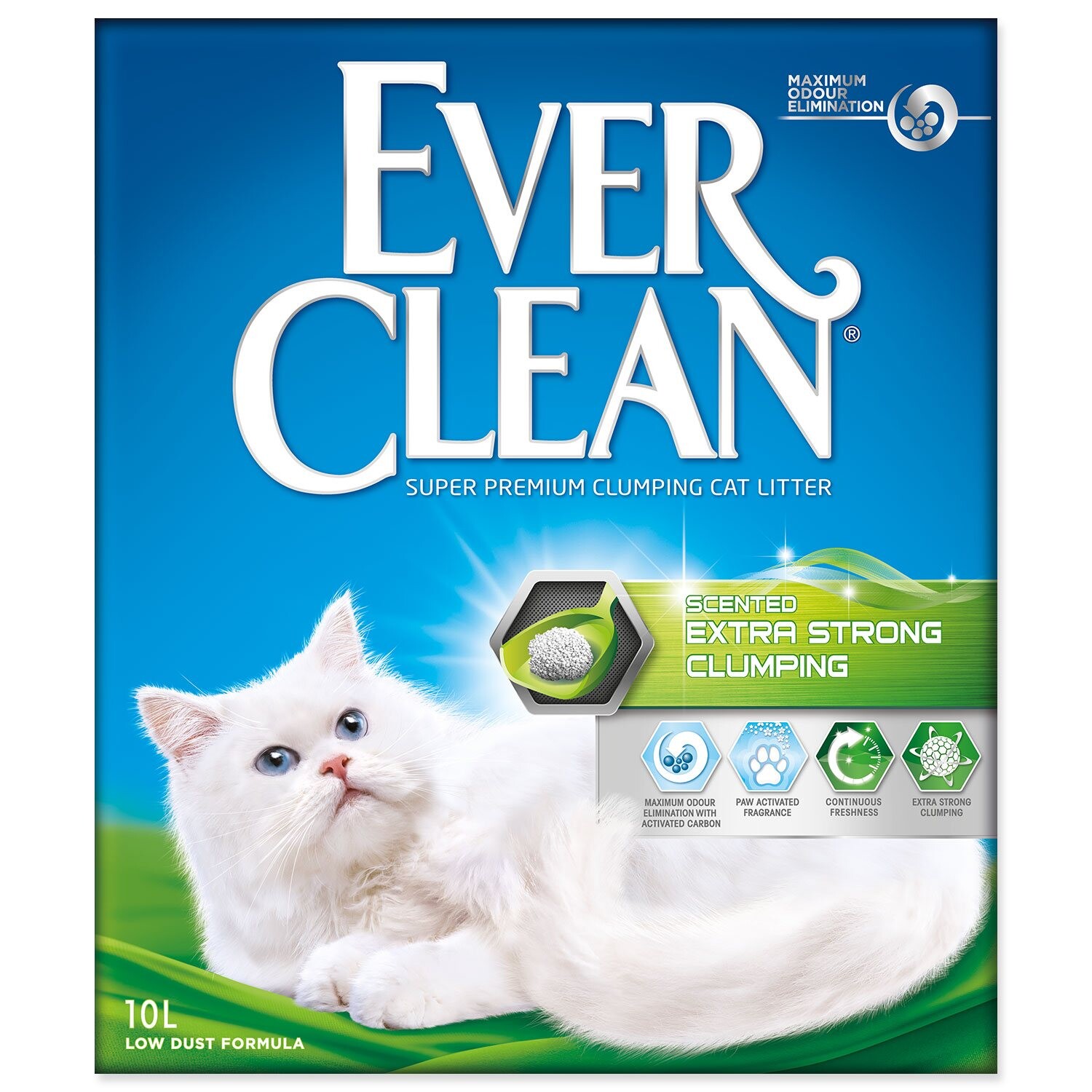 Ever Clean® Extra Strong hrudkujúce stelivo - svieža vôňa - 10l