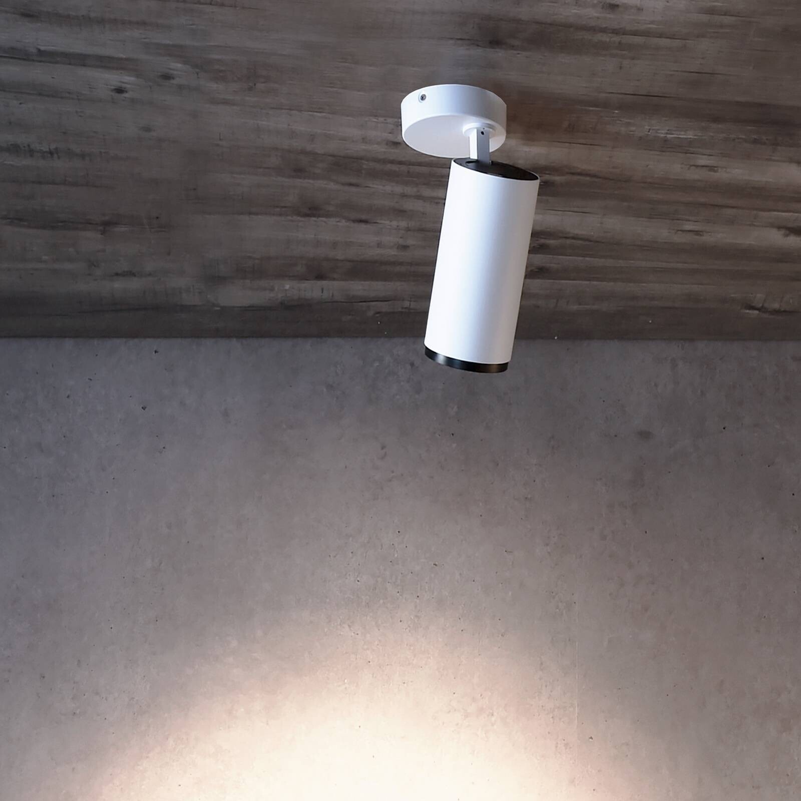 LED stropné bodové svetlá Lucea 6, biely, hliník, 2 700 K