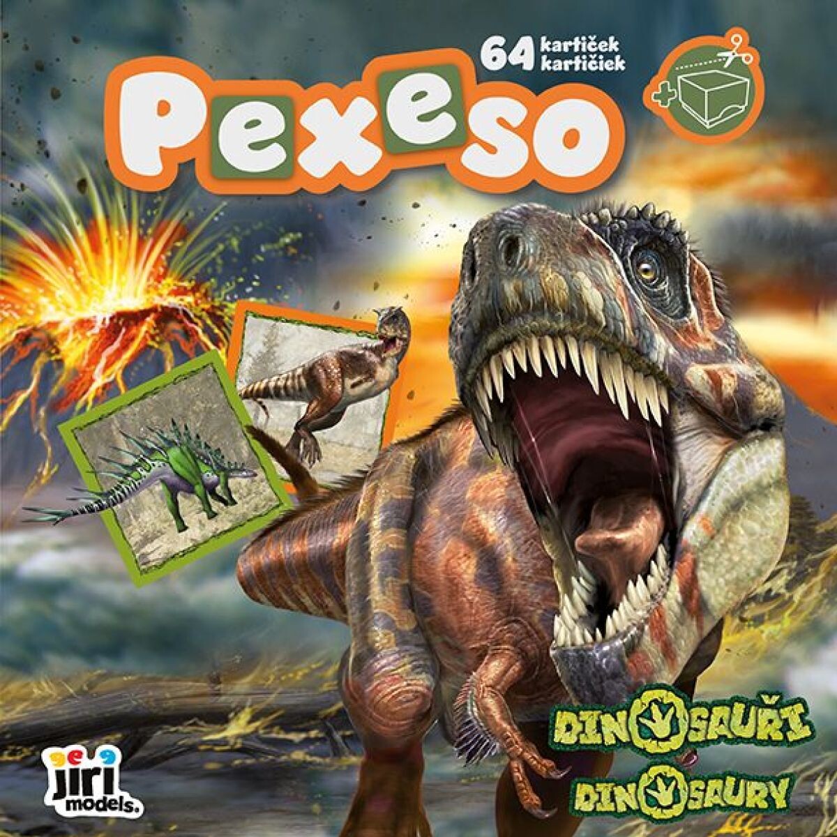 JIRI MODELS a.s. Pexeso v zošite Dinosaury