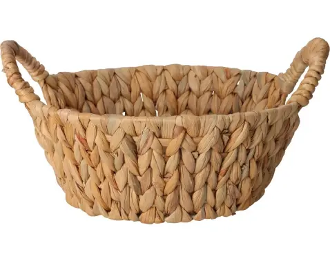 Pletený úložný košík 26x11 cm, vodný hyacint%