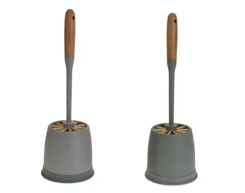 WC kefa so stojanom šedá/bambus%