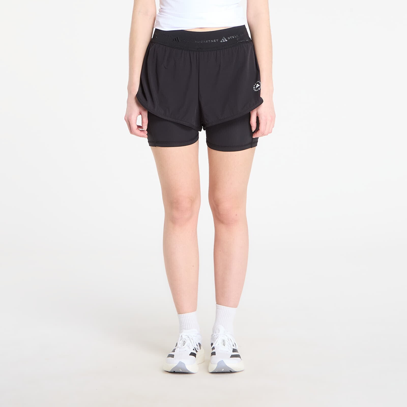 Šortky adidas By Stella McCartney Training 2-In-1 Short Black L