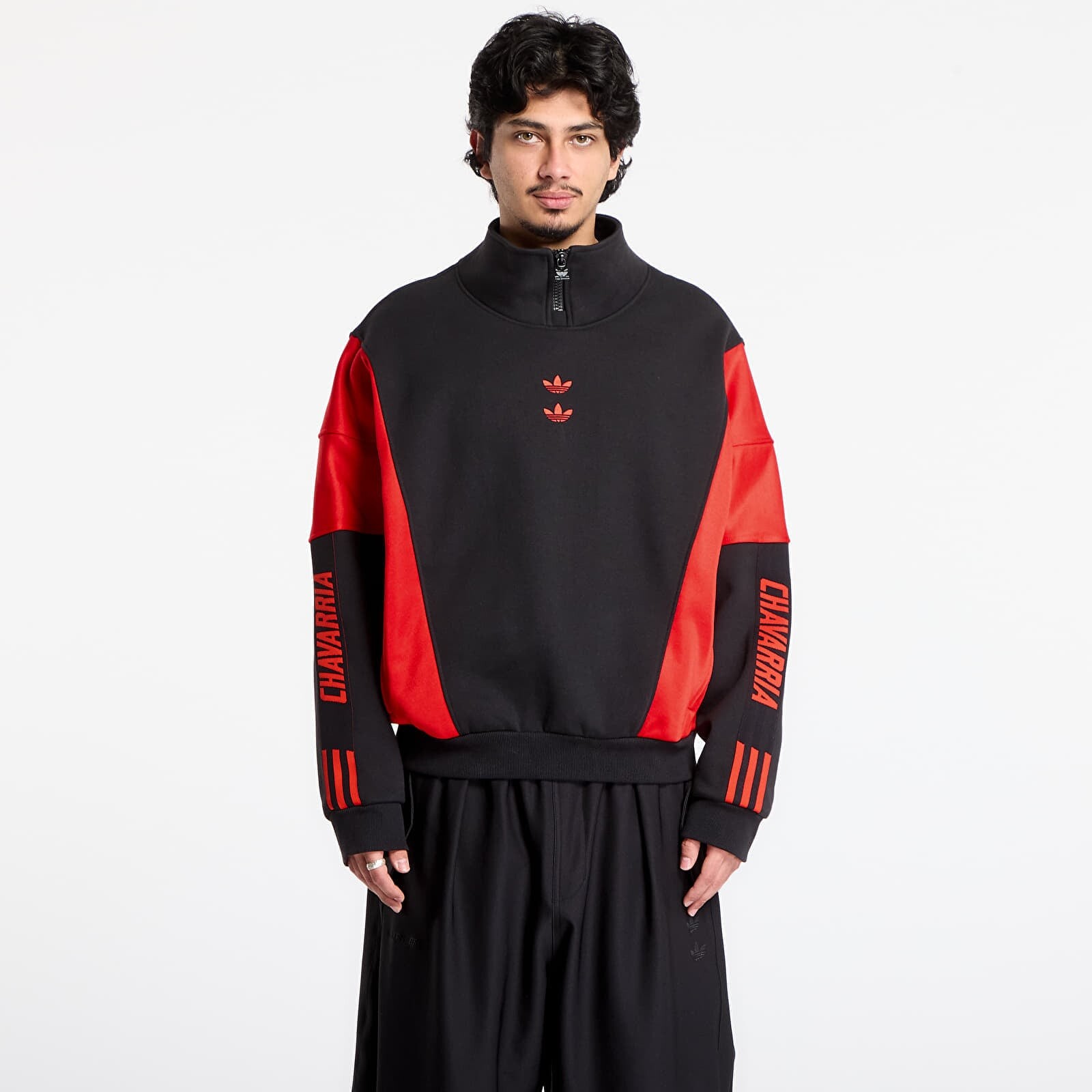 Mikina adidas x Willy Chavarria Watsonville Track Top Black/ Red S