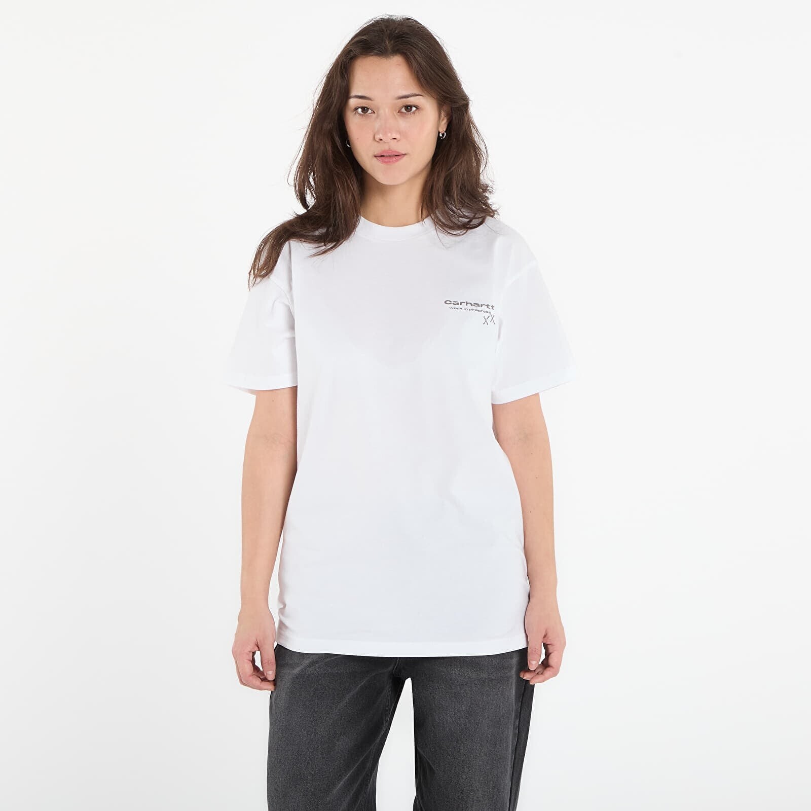 Tričko Carhartt WIP S/S Garble T-Shirt UNISEX White M