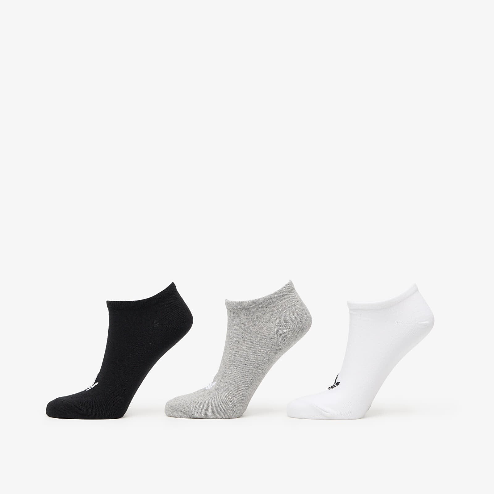 Ponožky adidas Liner Socks 3-Pack White/Grey/Black L