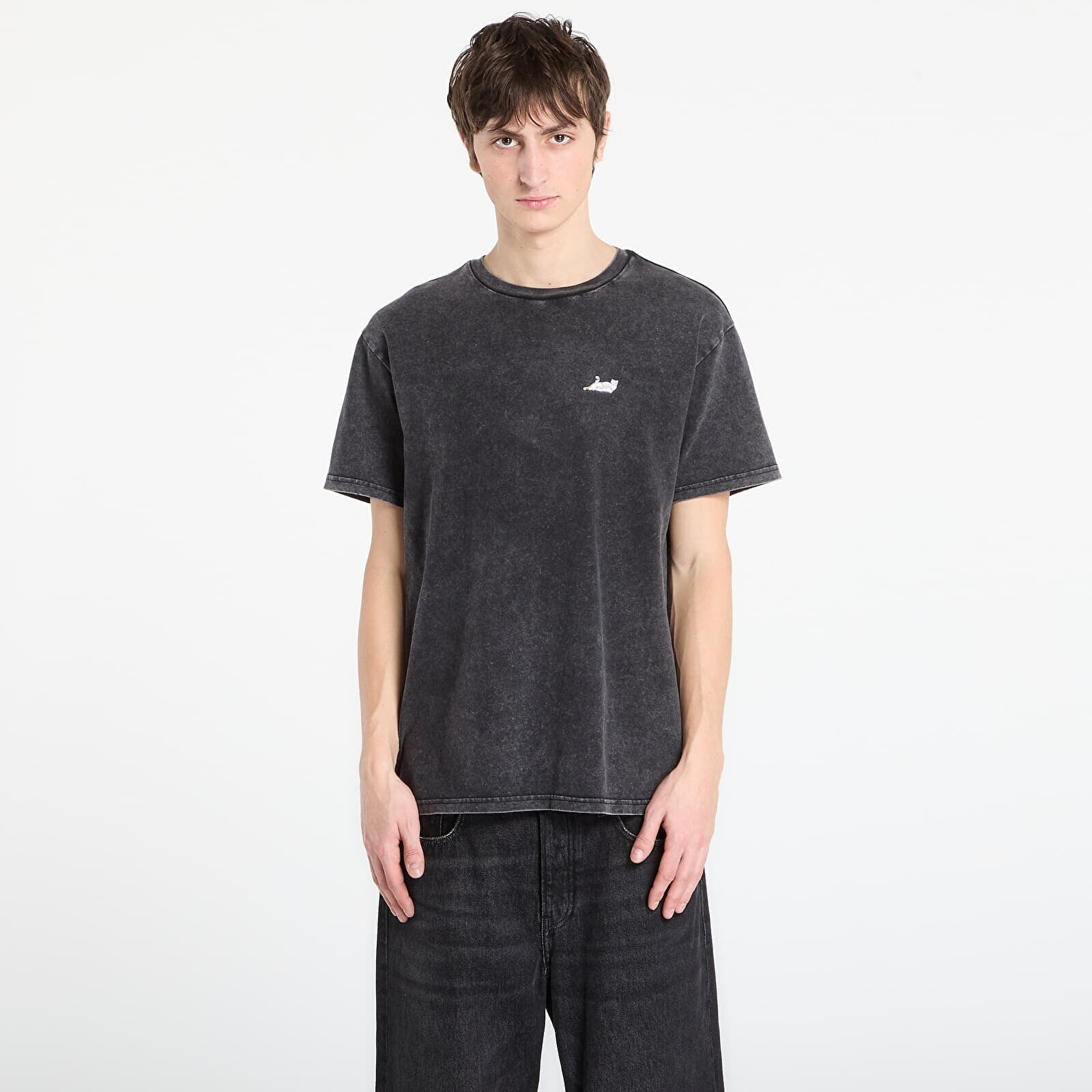 Tričko RIPNDIP Castanza Short Sleeve Tee Black Vintage Wash S