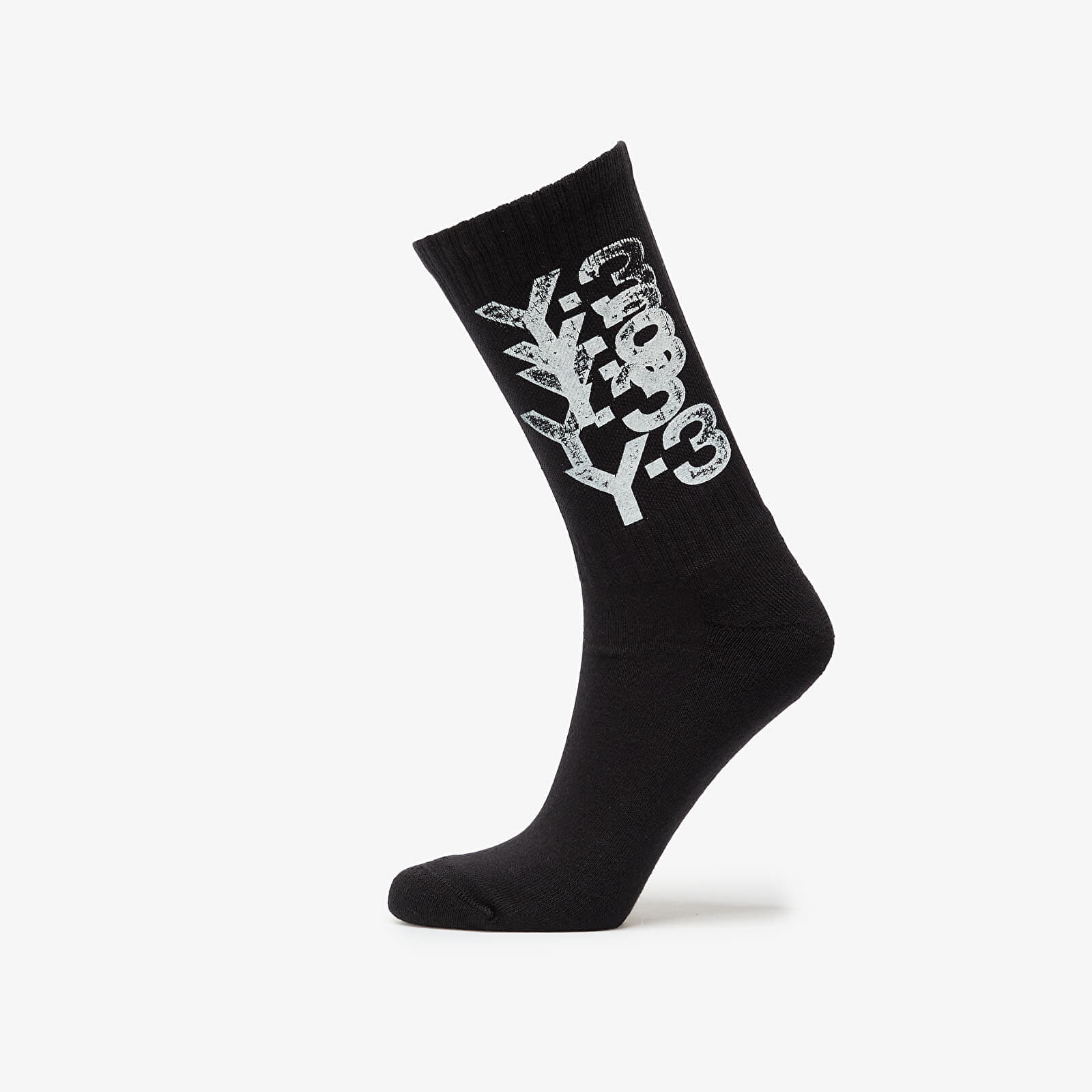 Ponožky Y-3 Graphic Crew Socks Black M