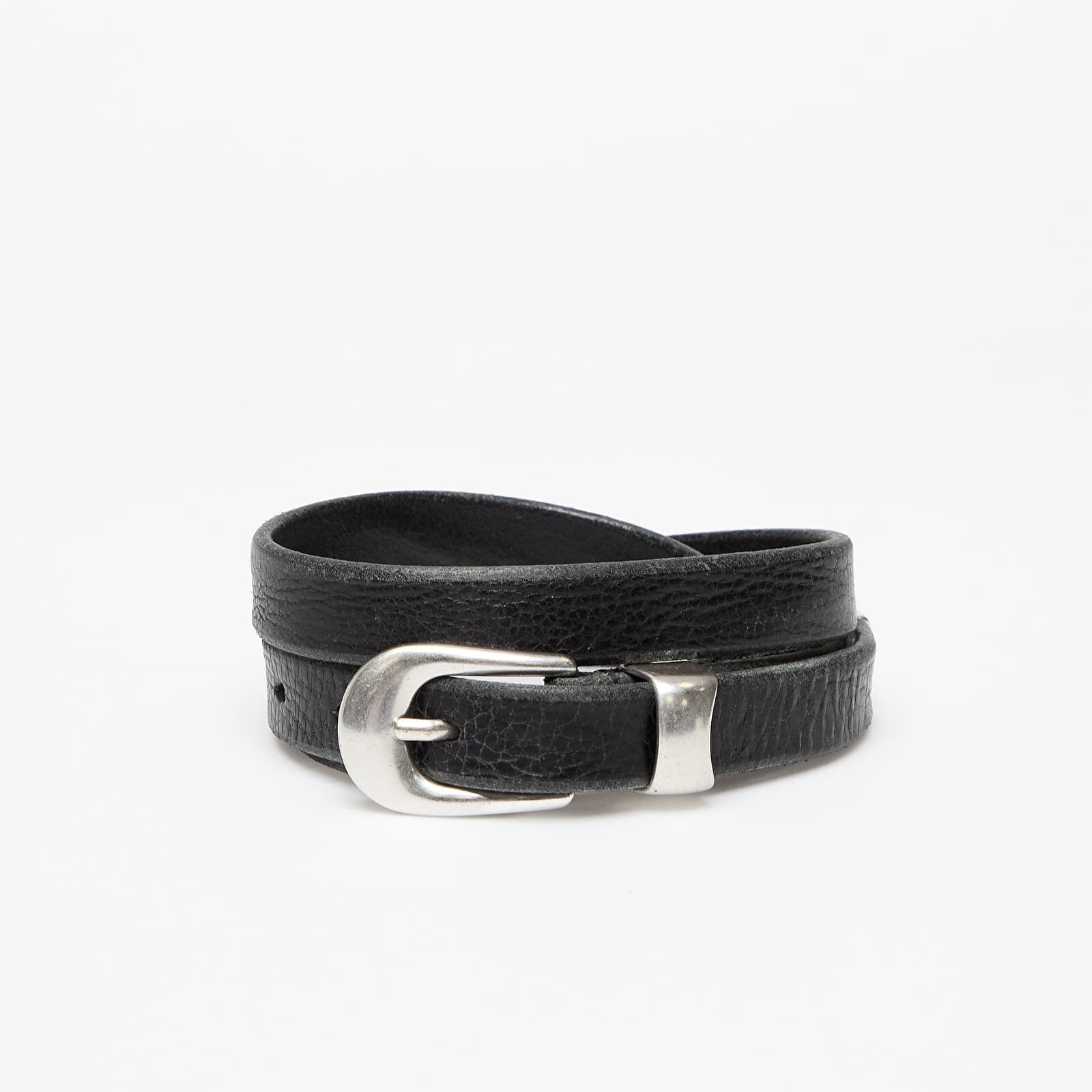 Opasok OUR LEGACY 2 Cm Belt Black Leather 100