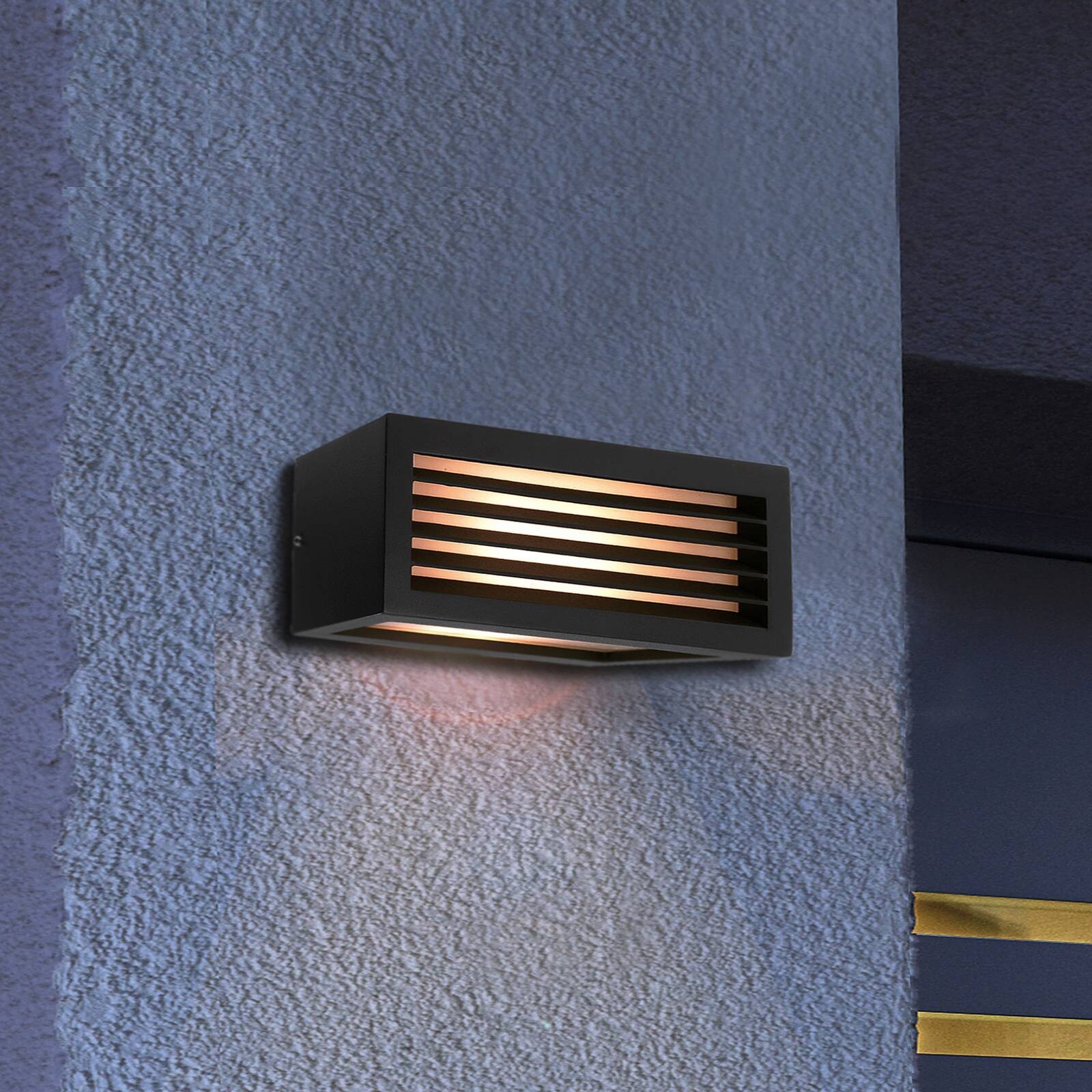 Vonkajšie nástenné svietidlo Rilongo stmievateľné, smerom nahor/nadol, hliník,