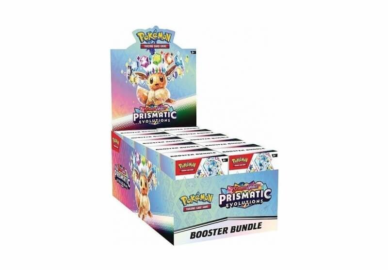 Nintendo Pokémon Prismatic Evolutions - Booster Bundle Display