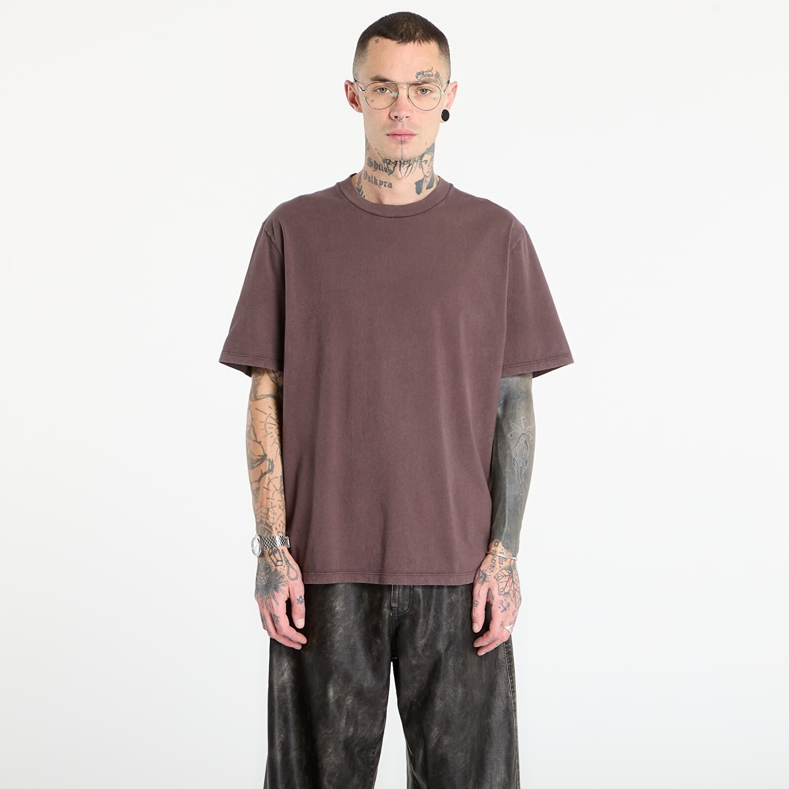 Tričko OUR LEGACY Box T-Shirt Worn Brown Legacy Jersey 54