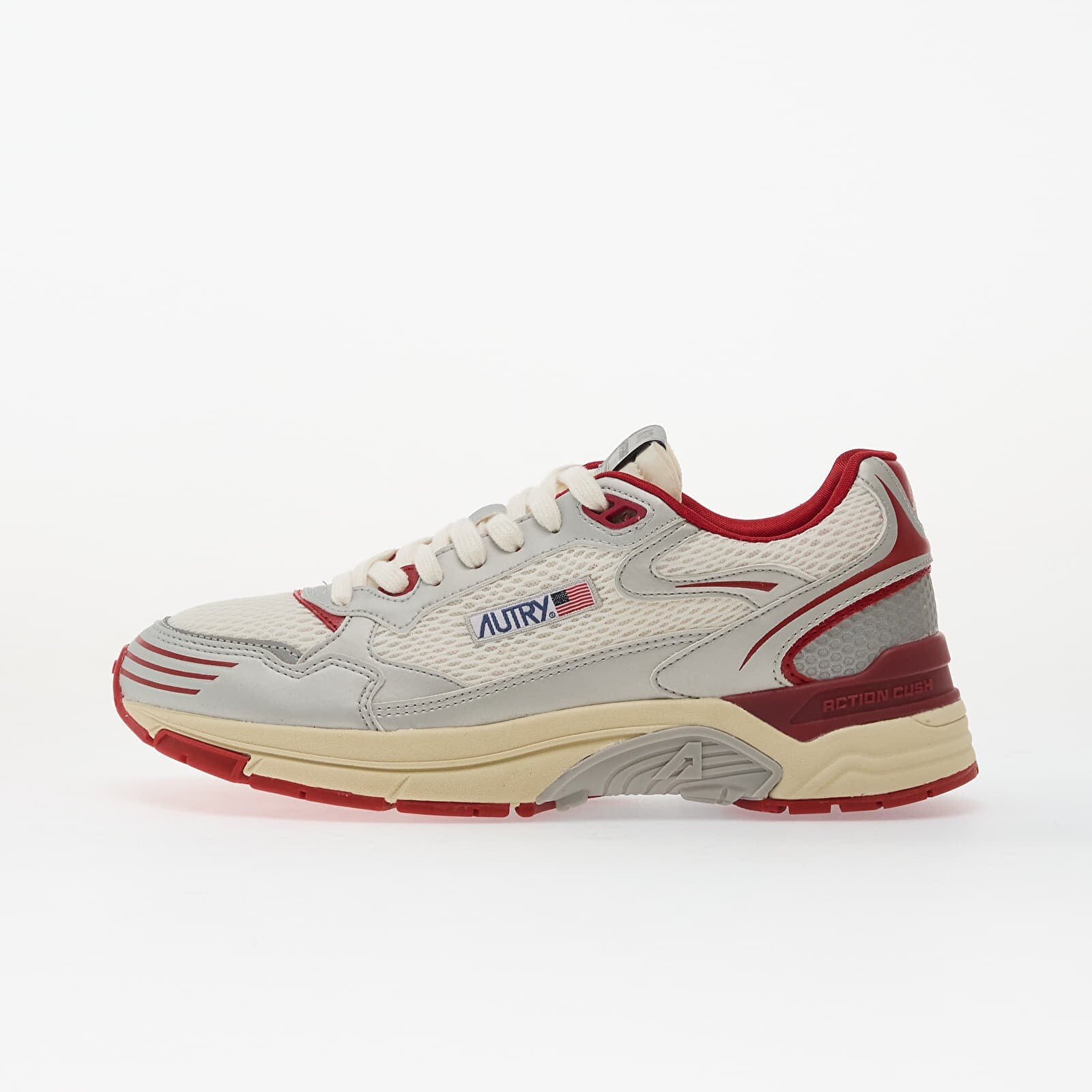 Tenisky Autry Hyperway Low Wom Mesh/ Mir Silv/ Red EUR 38