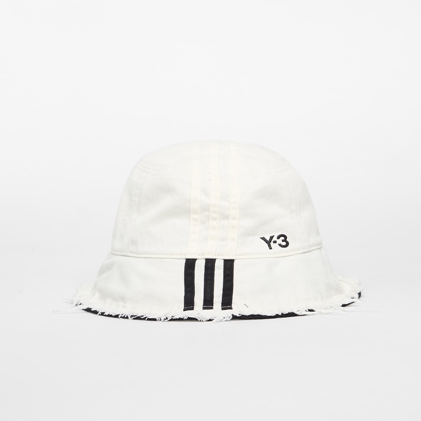 Klobúk Y-3 Stripes Bucket Hat Off White M