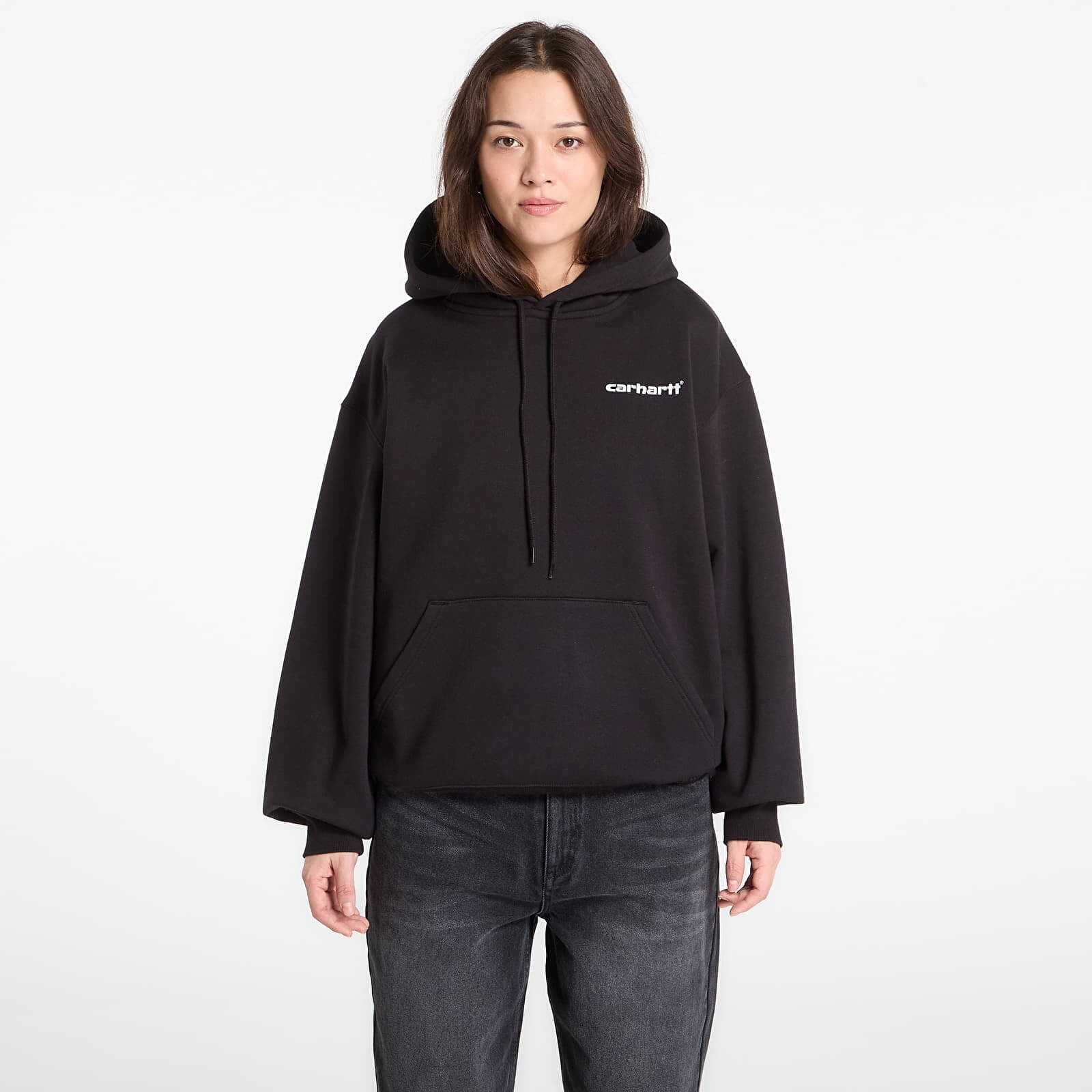 Mikina Carhartt WIP Hooded Caps Sweat UNISEX Black M