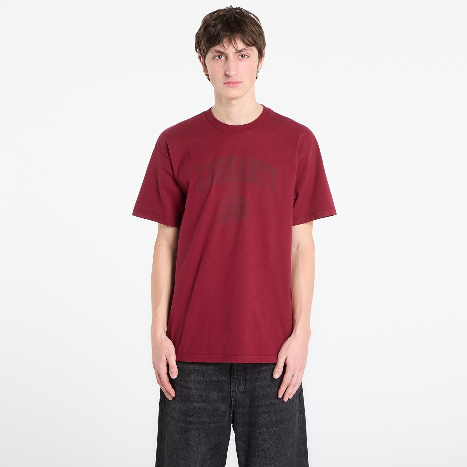 Tričko Carhartt WIP S/S Faded Pond Corps T-Shirt UNISEX Marsala M