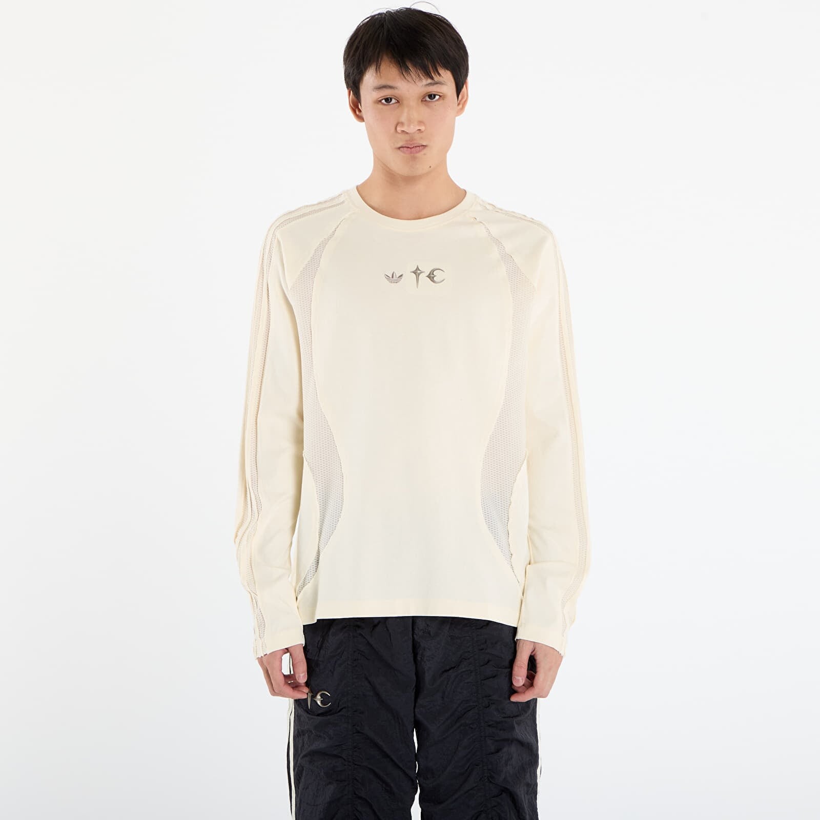 Tričko adidas x Thug Club Teamgeist T-Shirt Ls Cream White/ Silver Met. L