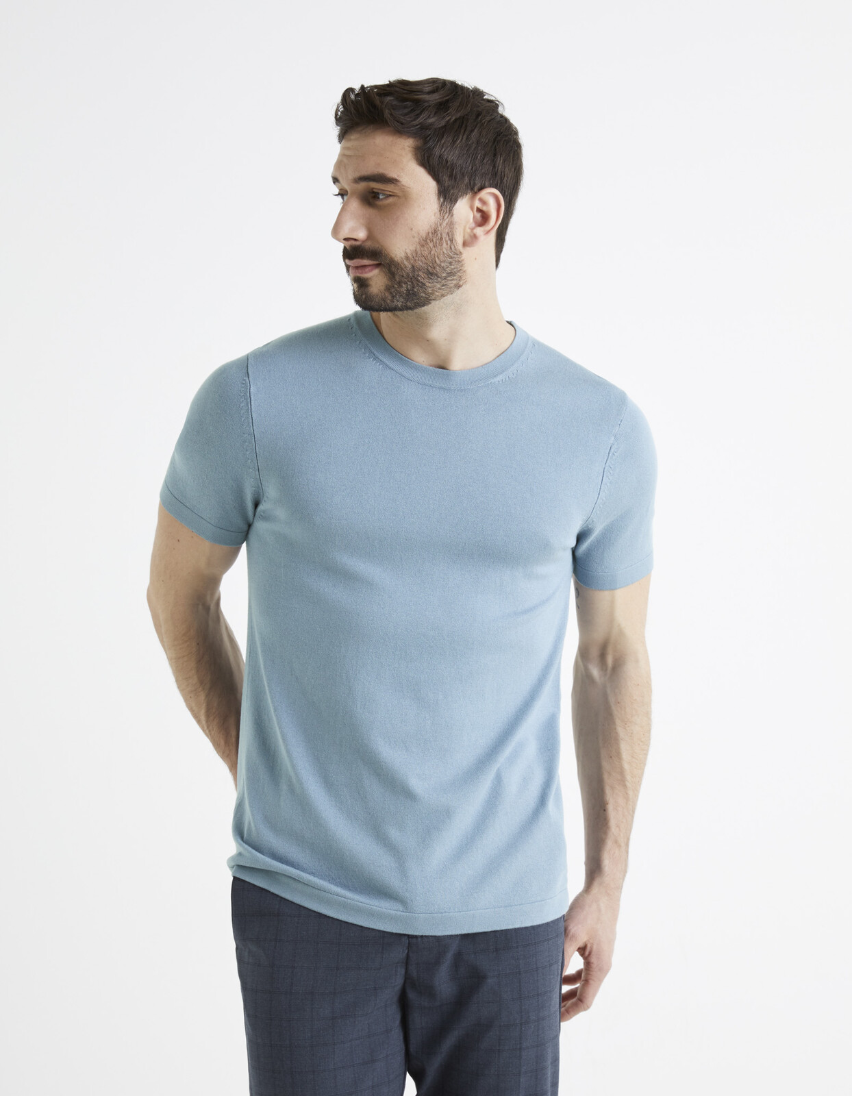 Celio Knitted T-Shirt Be1stee - Men