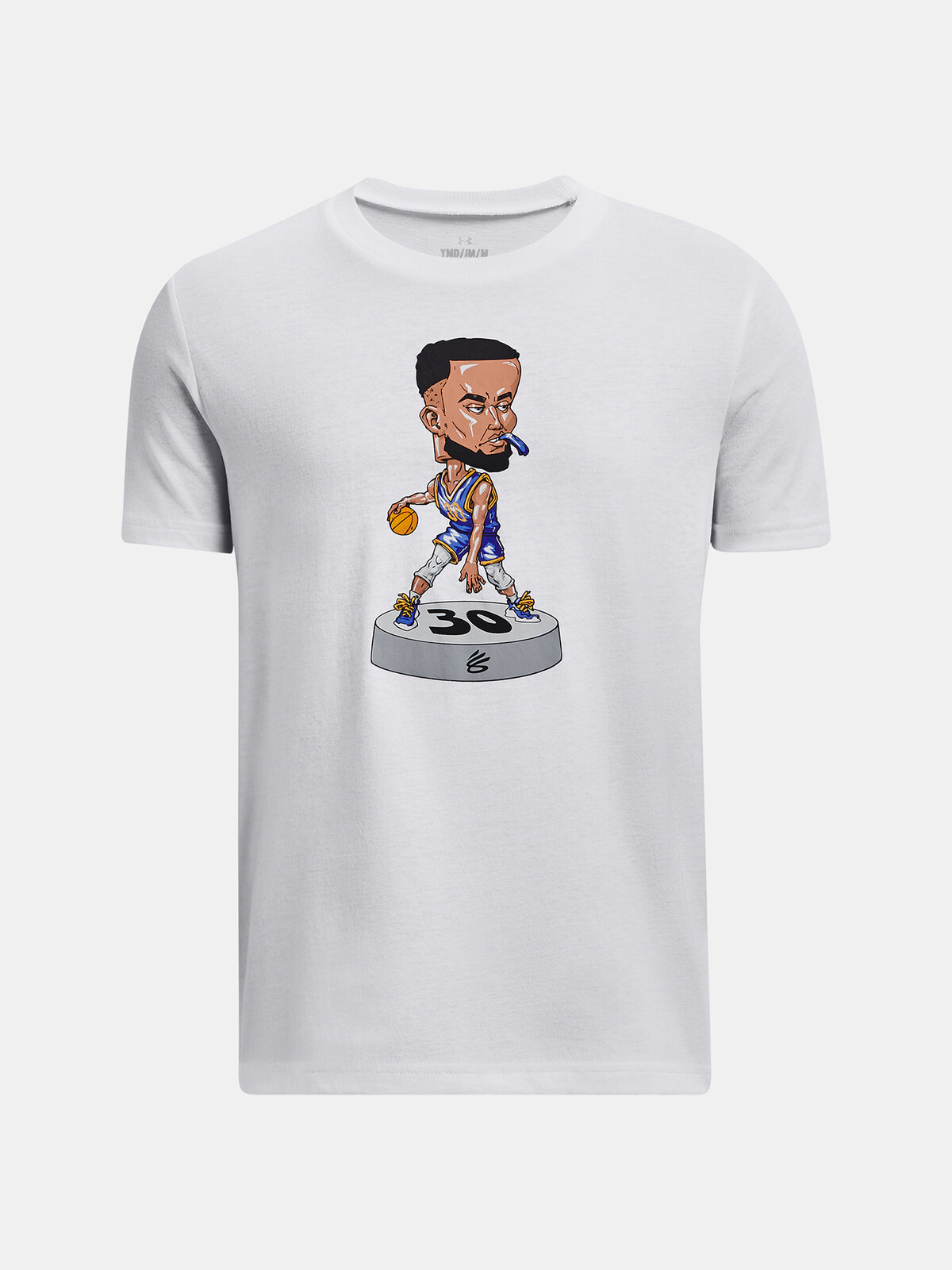 Biele chlapčenské tričko Under Armour Curry