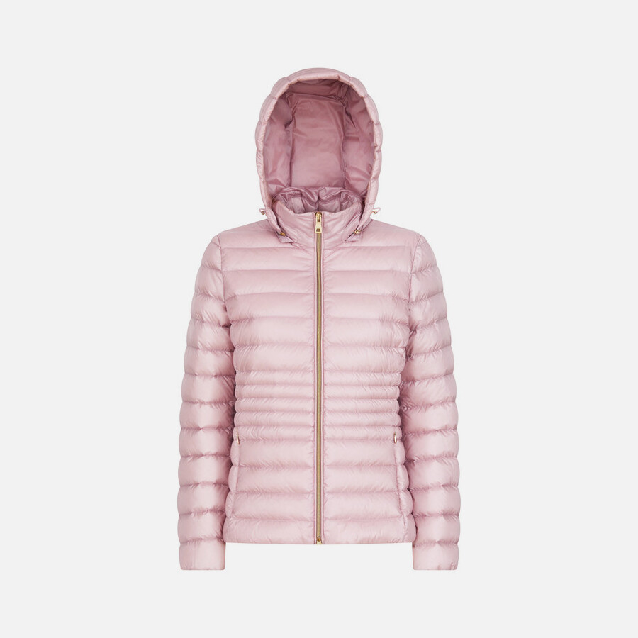 Pink Women's Quilted Jacket Geox Jaysen - Women's