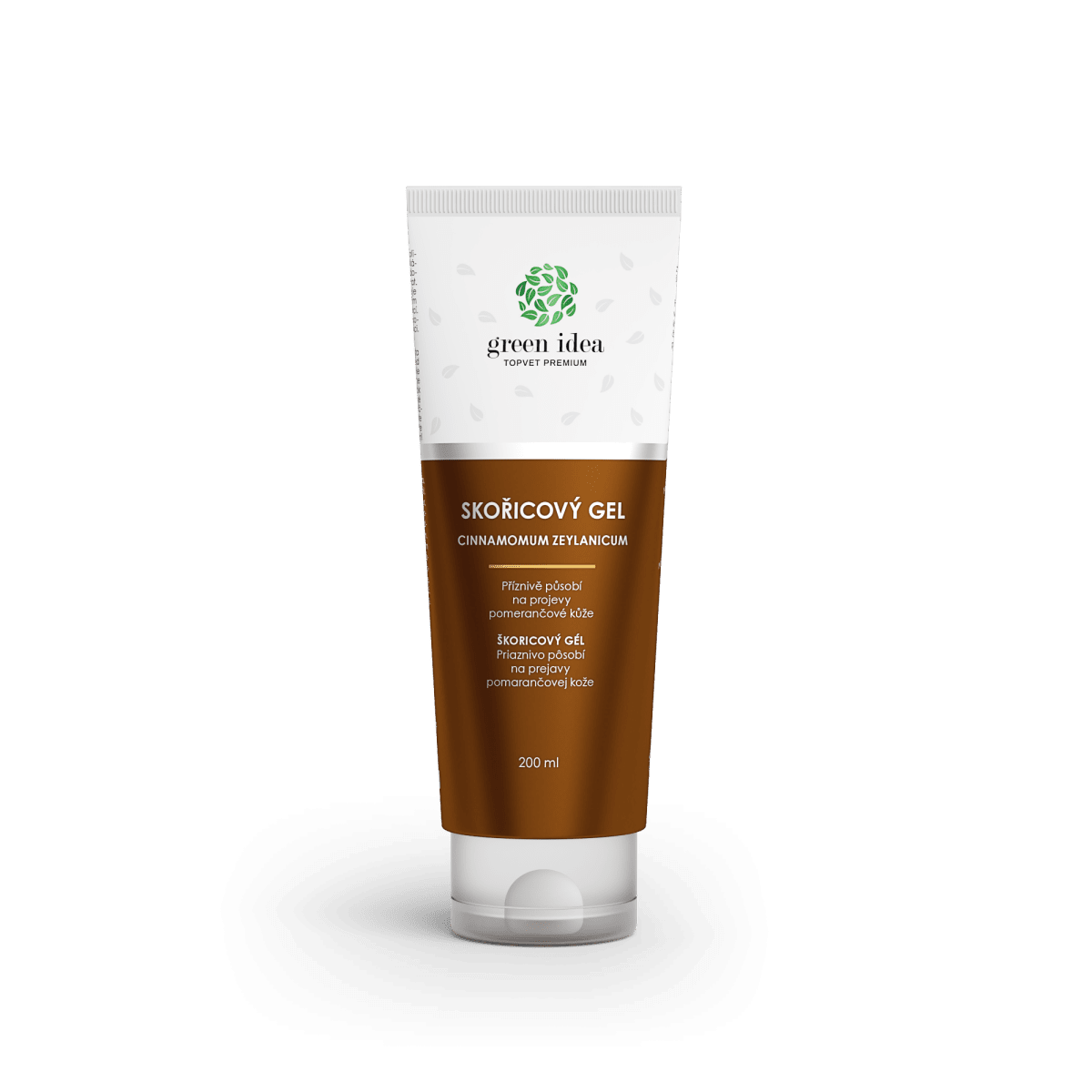 Škoricový masážny gél v tube 200 ml - Green idea