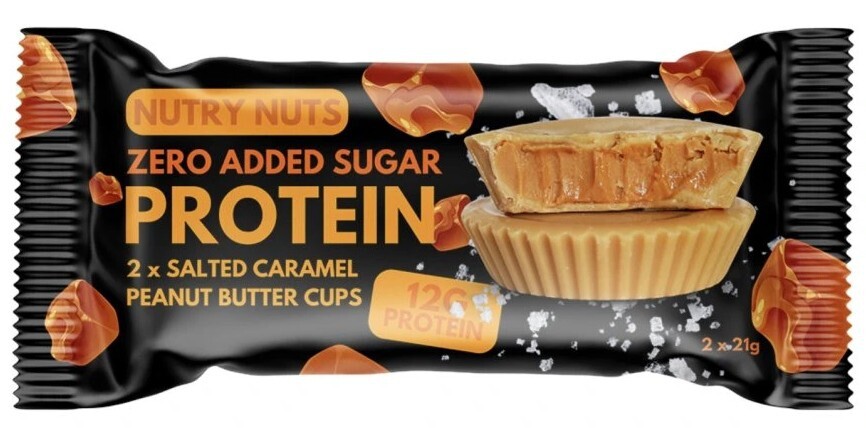 Nutry nuts cups (proteinové košíčky) 42g - peanut butter salted