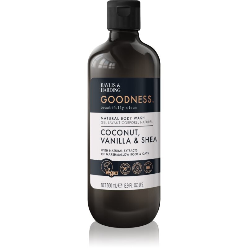 Baylis & Harding Goodness Coconut, Vanilla & Shea prírodný sprchový gél 500 ml