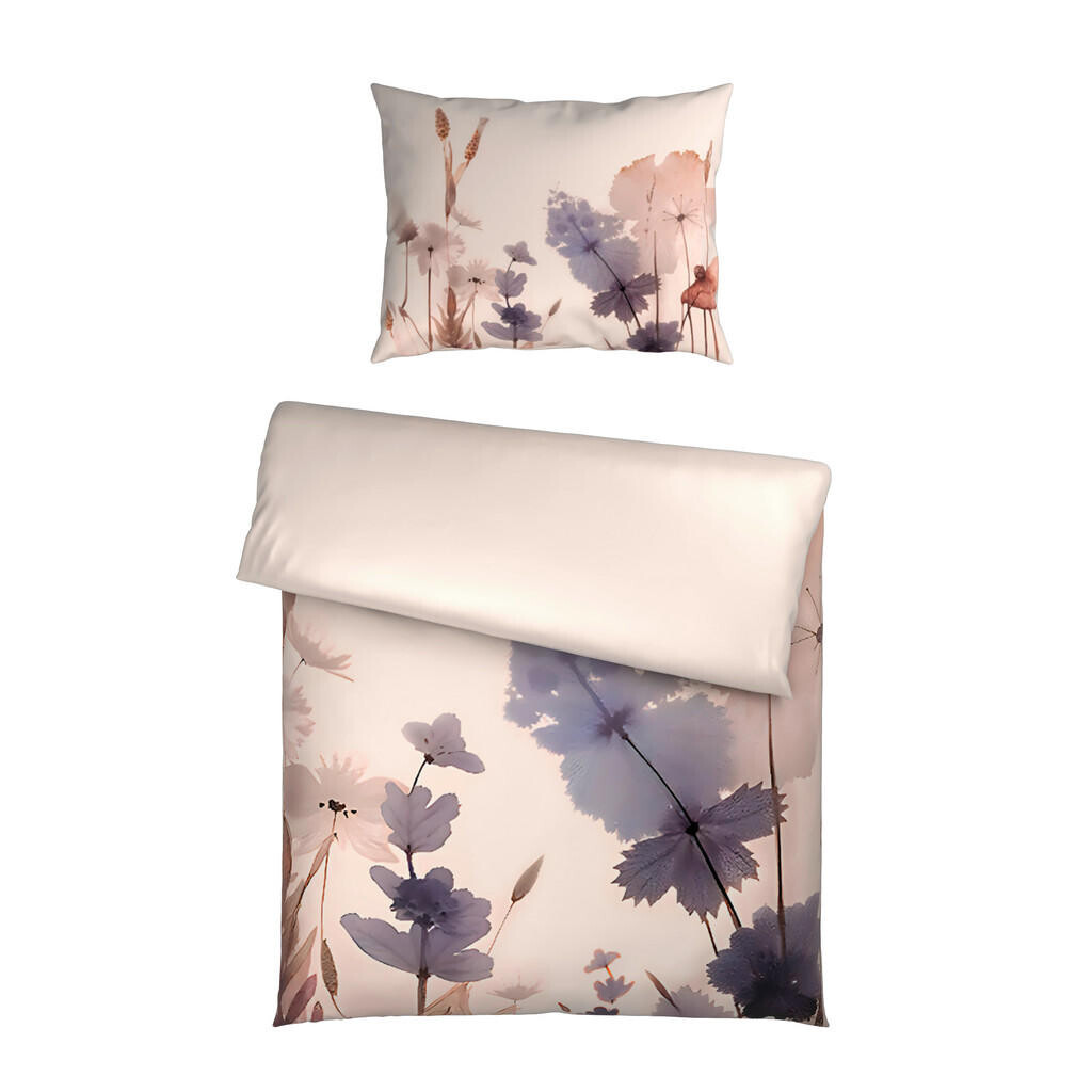 Novel OBOJSTRANNÁ POSTEĽNÁ BIELIZEŇ, satén, prírodná farba, 140/200 cm