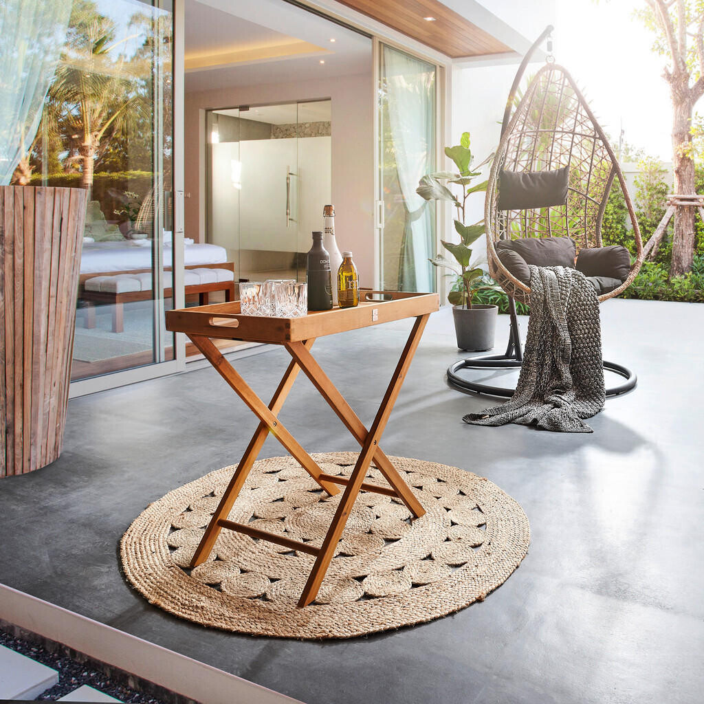 Ambia Garden ZÁHRADNÝ PRÍRUČNÝ STOLÍK, drevo, 68/42,5/68 cm