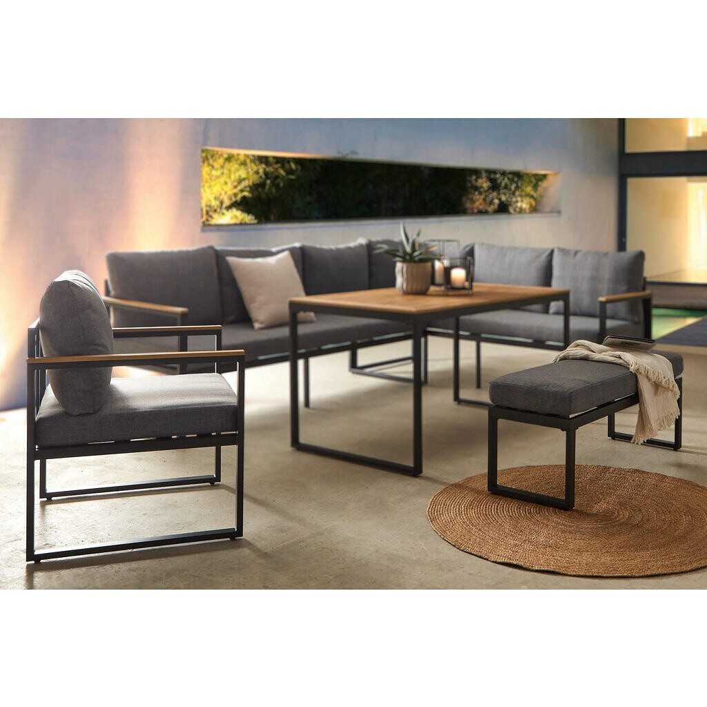 Ambia Garden ZÁHRADNÁ LAVICA kov, textil