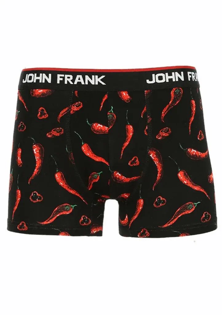 Pánske boxerky John Frank JFBD318 XL černá