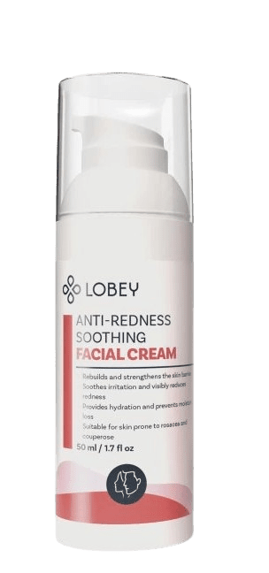 LOBEY Upokojujúci krém na začervenanie pleti 50 ml
