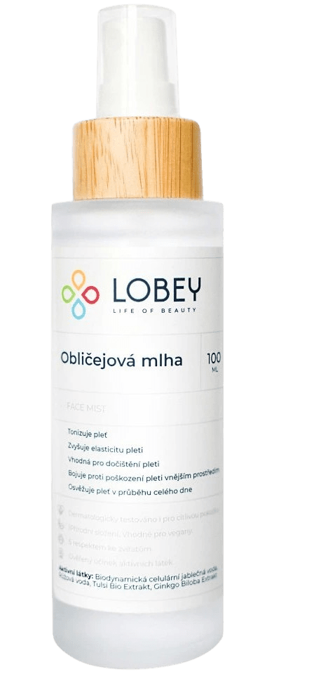 LOBEY Tonizujúca hmla na tvár 100 ml