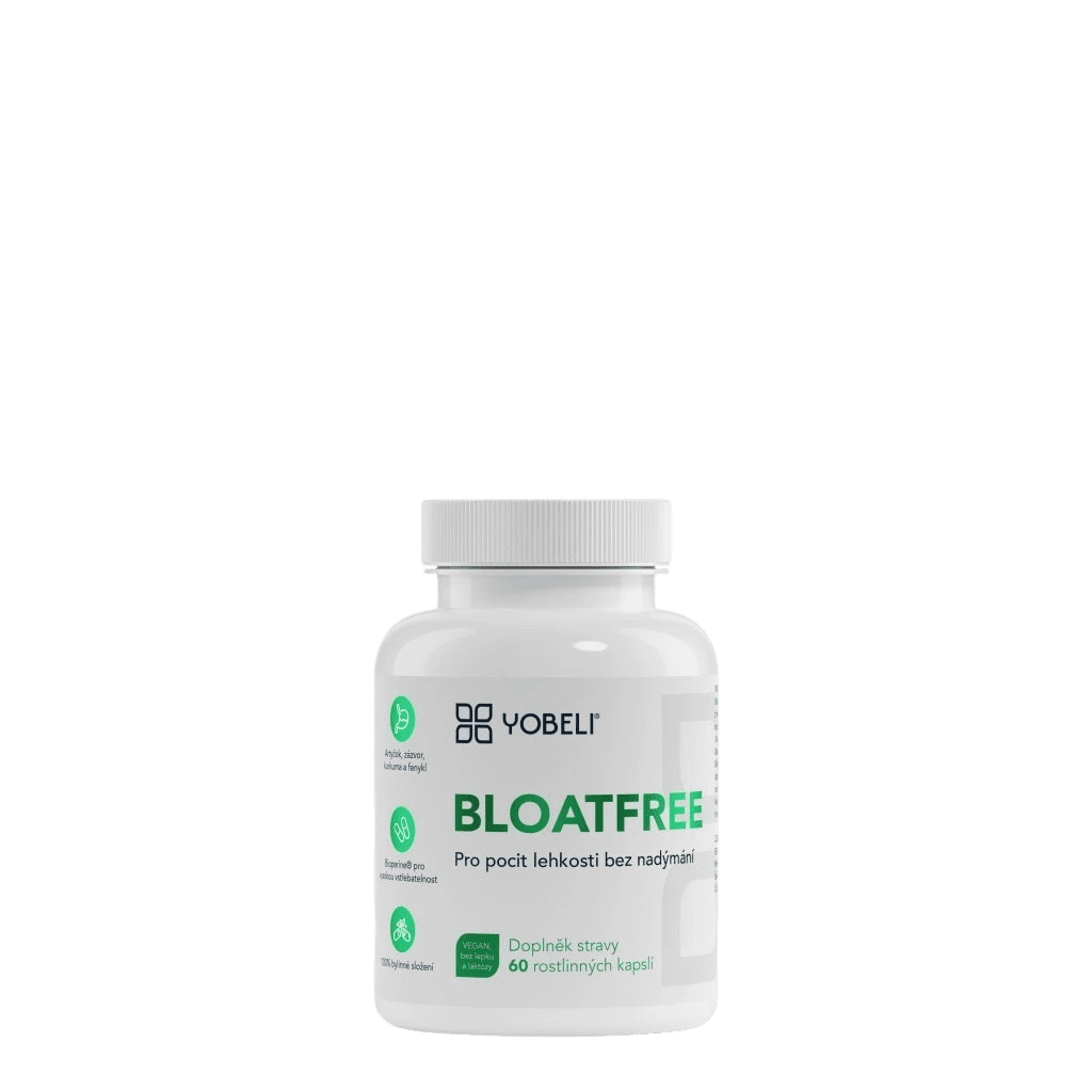 LOBEY Yobeli Bloatfree - Komplex proti nadúvaniu 60 kapsúl