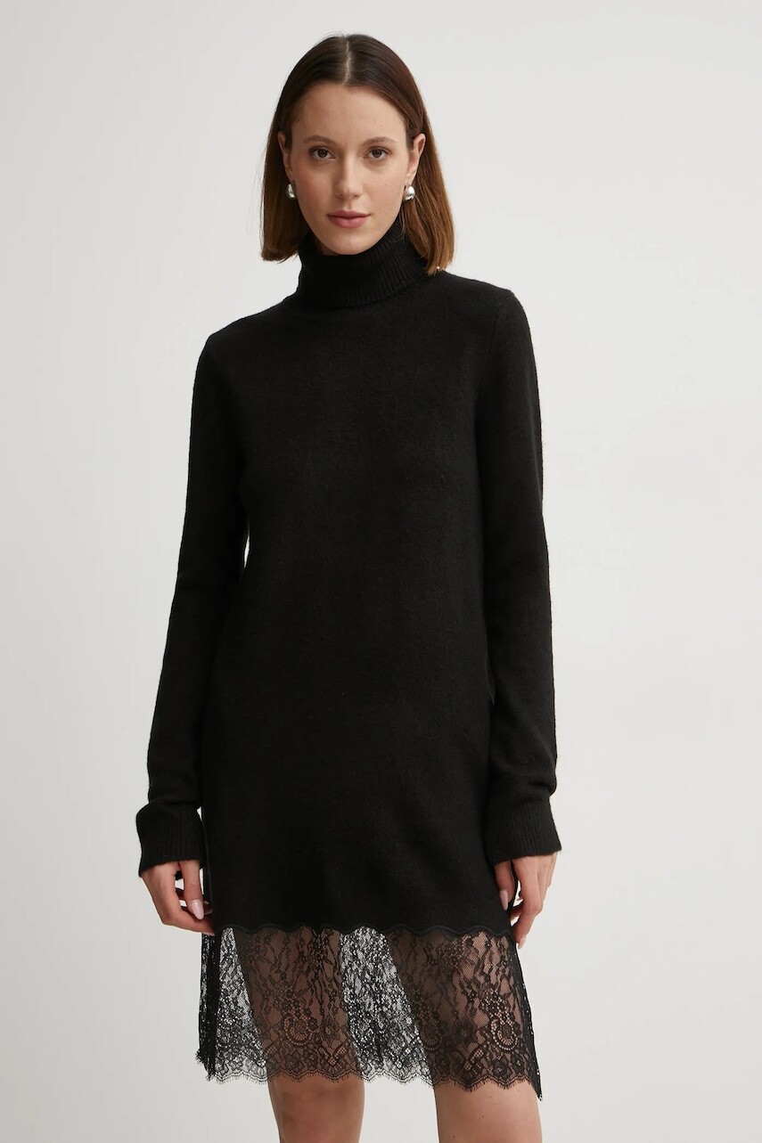 Šaty s prímesou vlny Morgan RMAFIX