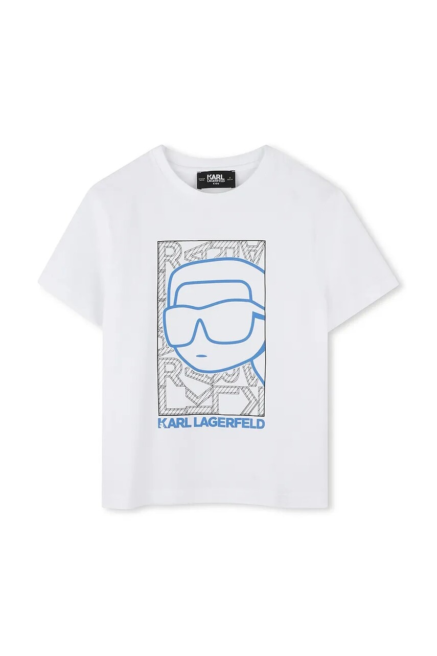 Detské bavlnené tričko Karl Lagerfeld