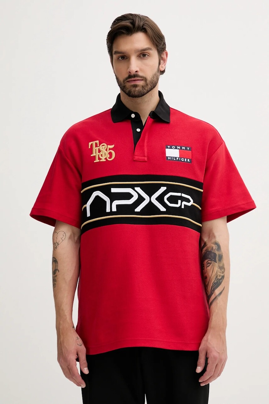 Bavlnené polo tričko Tommy Hilfiger x F1 THE MOVIE