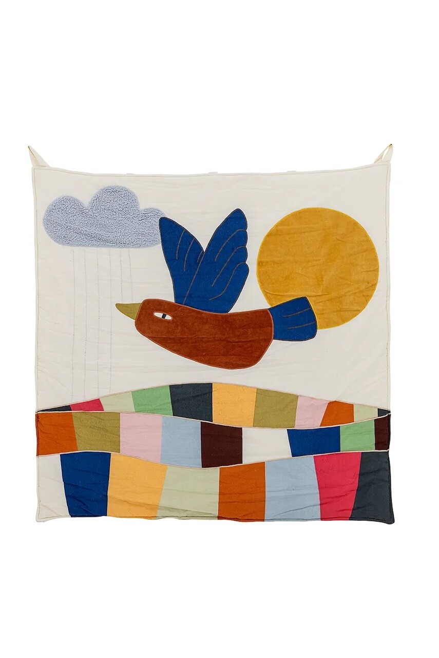 Nástenná dekorácia Bloomingville Colorine 101 x 101 cm