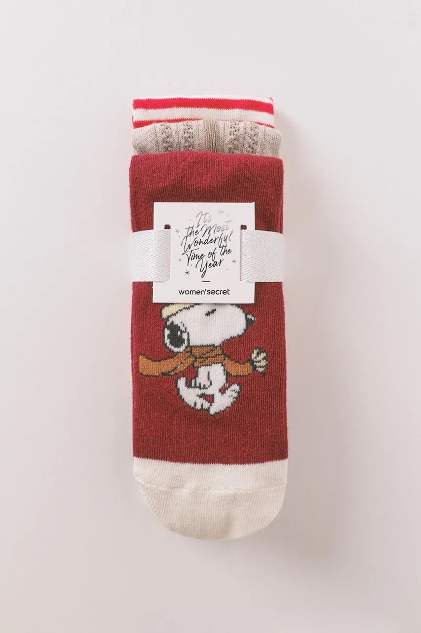 Ponožky women'secret Snoopy 3-pak